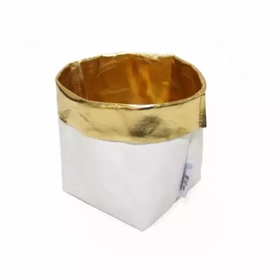 0.55mm Washble Kraft Paper Storage Bags Light Reusable Paper Bag Seedling Pots