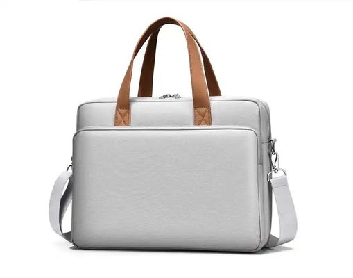 Quilted Polyester Messenger Laptop Bag 14 15.6 16 Inch For Macbook