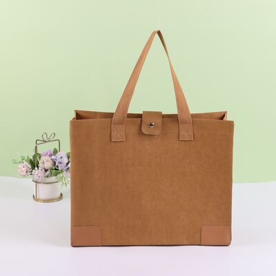 Colefa Professional Kraft Paper Handled Bags Custom Logo Printing Washable Gift Promotional Shopping Bags Durable Long-Lasting