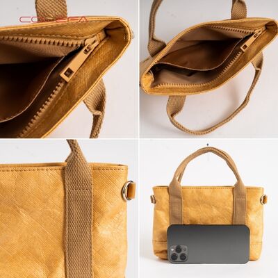 DuPont Paper Versatile Casual Phone Pouch Eco-Friendly Waterproof Oil-Resistant Shoulder Tote Bags Korean-Style Tyvek Niche Bag