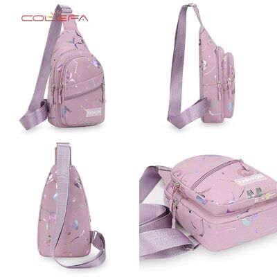 Oxford New Arrival Women's Crossbody Chest Bag Trendy Fashion Letter Print Versatile Shoulder Bag Large Capacity Outdoor Commuting Bag