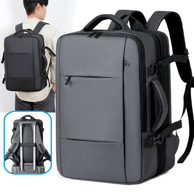 Oxford Waterproof Business Backpack Expandable Large Capacity Travel Bag for Business Trips Multifunctional Laptop Case Backpack