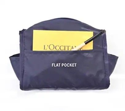 Waterproof Washable Travel Nylon Cosmetic Bag Plain Toiletry Zippered Makeup Bag