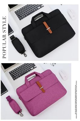 Female Computer Laptop Bag 13.3 - 15.6 Inch Washable Oxford Customized Logo