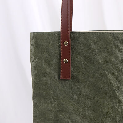 Tyvek Washable Paper Bags DuPont Customizable Logo Printing Wholesale Handle Shopping Bags Eco-Friendly Material Paper