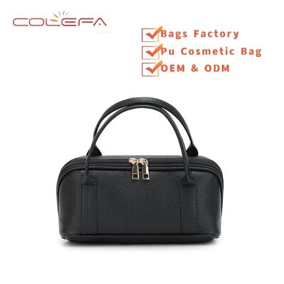 2026 New Arrival Large Capacity Commuting Makeup Bag Premium-Quality Boston-Style Versatile Pillow Cosmetic Bag LOGO Available