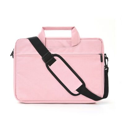 Custom Laptop Shoulder Bag with Large Capacity Inner Pouch Polyester Fashion Crossbody Portable Computer Bags Portable with LOGO