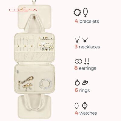 New Arrival Exclusive Large Capacity Toiletry Bag Travel Toiletry Set Cosmetic Bags Storage Travel Makeup Bag with Hanging Hook