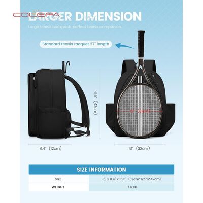 New Best-Selling Polyester Tennis Racket Crossbody & Backpack Multi-Functional Portable Large-Capacity Sports Clothing Backpack