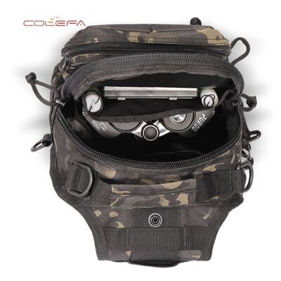 Camo Pattern Design Chest Bag Waterproof 900D Oxford Fabric Multi-Functional Outdoor Chest Bag Cycling & Hiking Crossbody Bag