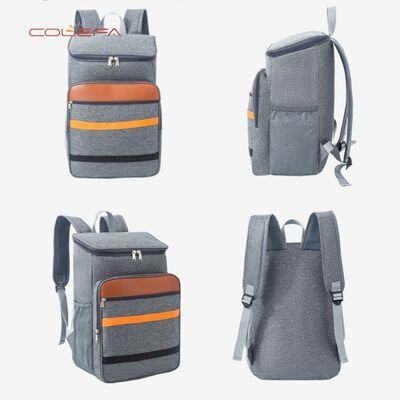 Custom Logo Insulated Backpack Large Capacity Outdoor Picnic Bag Oxford Cloth Waterproof Freshness-Preserving Cooler Backpack