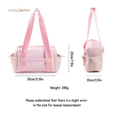New Women's Shoulder Tote Bag Multi-Functional Travel & Fitness Bag for Personal Items Nylon Storage Bag with Wet/Dry Separation