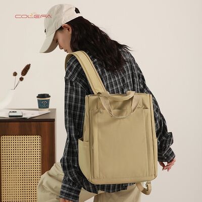 Nylon Fabric Waterproof Backpack for Women Large Capacity 16-inch Laptop Backpack with Customizable Logo Travel & School Bag