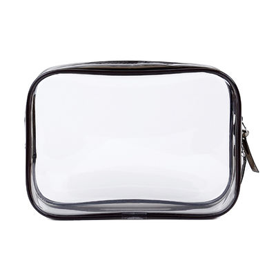 New Large-Capacity Makeup Bag Waterproof PVC Storage Pouch Transparent & Colorful Zipper Toiletry Bags Portable with LOGO