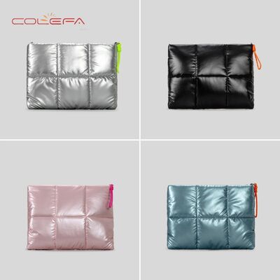 Nylon+Cotton-Filled Laptop Bags for Women 15.6-inch Laptop Case Niche Single-Shoulder Crossbody 11-inch iPad Tablet Inner Pouch