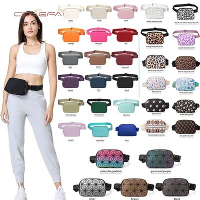 Gepersonaliseerde buitensporten taillezakken telefoonzak Nylon hardlopende fitnesstas dezelfde stijl taillezak lichtgewicht en comfortabele riem