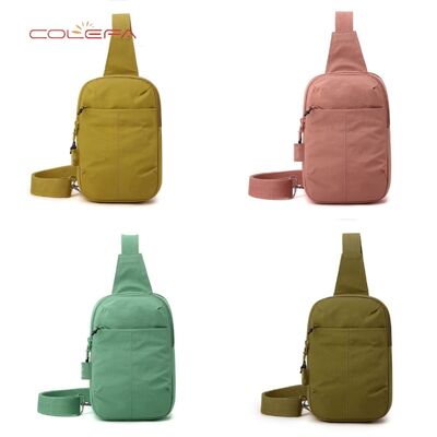 Casual Unisex Nylon Chest Bag New Korean Style Crossbody Bag Waterproof and Versatile for Men and Women Casual Shoulder Bag