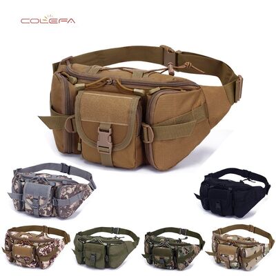 Oxford Camo Patroon Heuptas Outdoor Heren Grote Capaciteit Waterdichte Heuptas Fietsen Reizen Hardlopen Multifunctionele Tas
