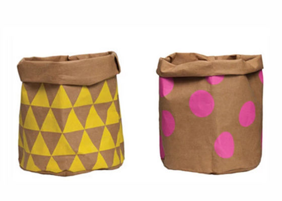 Volledig het Document van de Drukinstallatie Stuk speelgoed Wasbaar het Document van Kraftpapier de Douaneembleem van de Opslagzak